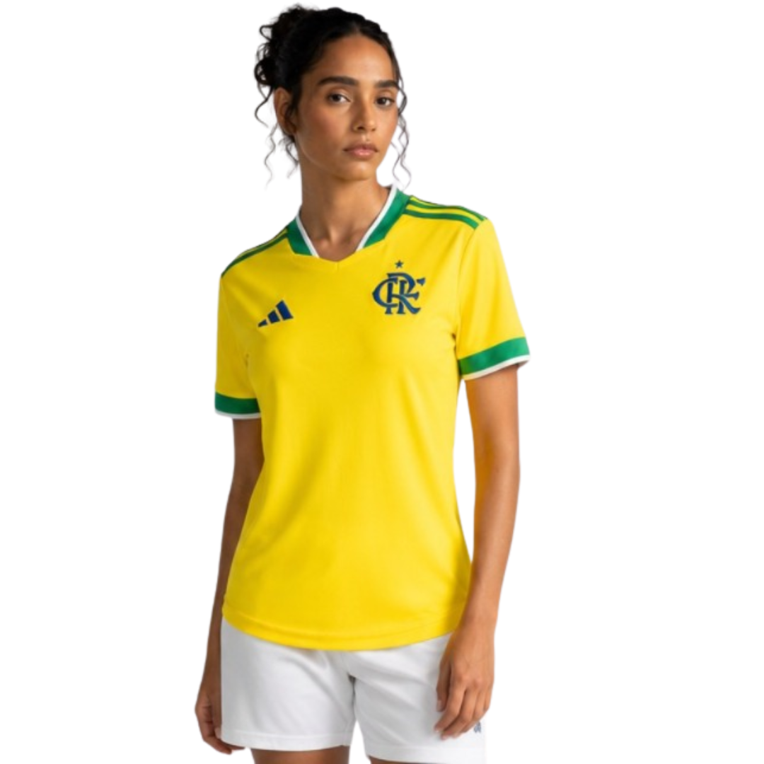 Camisa Flamengo - Brasil 26/27 Amarela - imagem 3