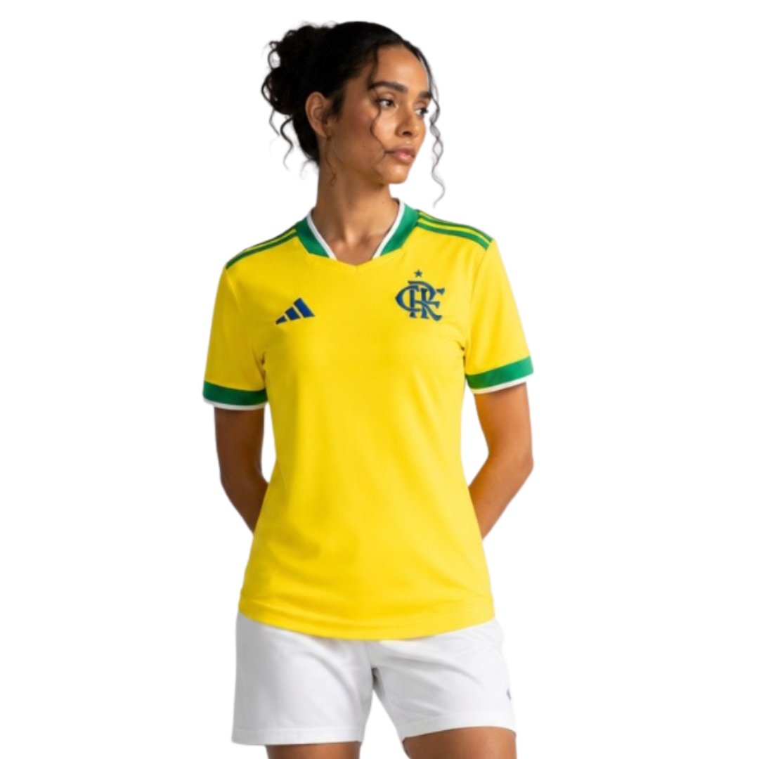 Camisa Flamengo - Brasil 26/27 Amarela - imagem 5