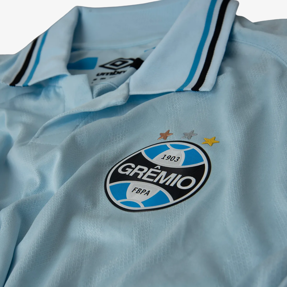 Camisa Umbro Grêmio 2025/26 II Azul Celeste Jogador - imagem 5