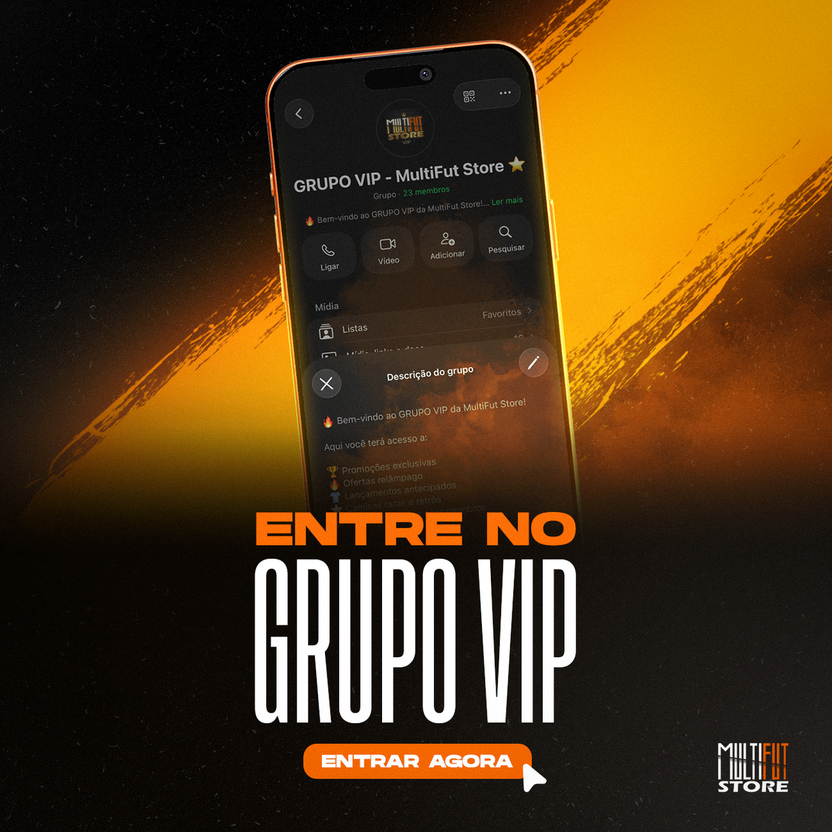Grupo VIP de ofertas da MultiFut Store