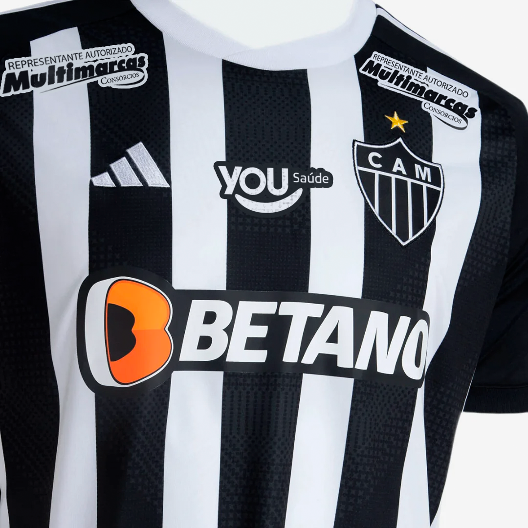 Camisa adidas Atlético Mineiro 2024/25 I Com Patrocínios - imagem 2