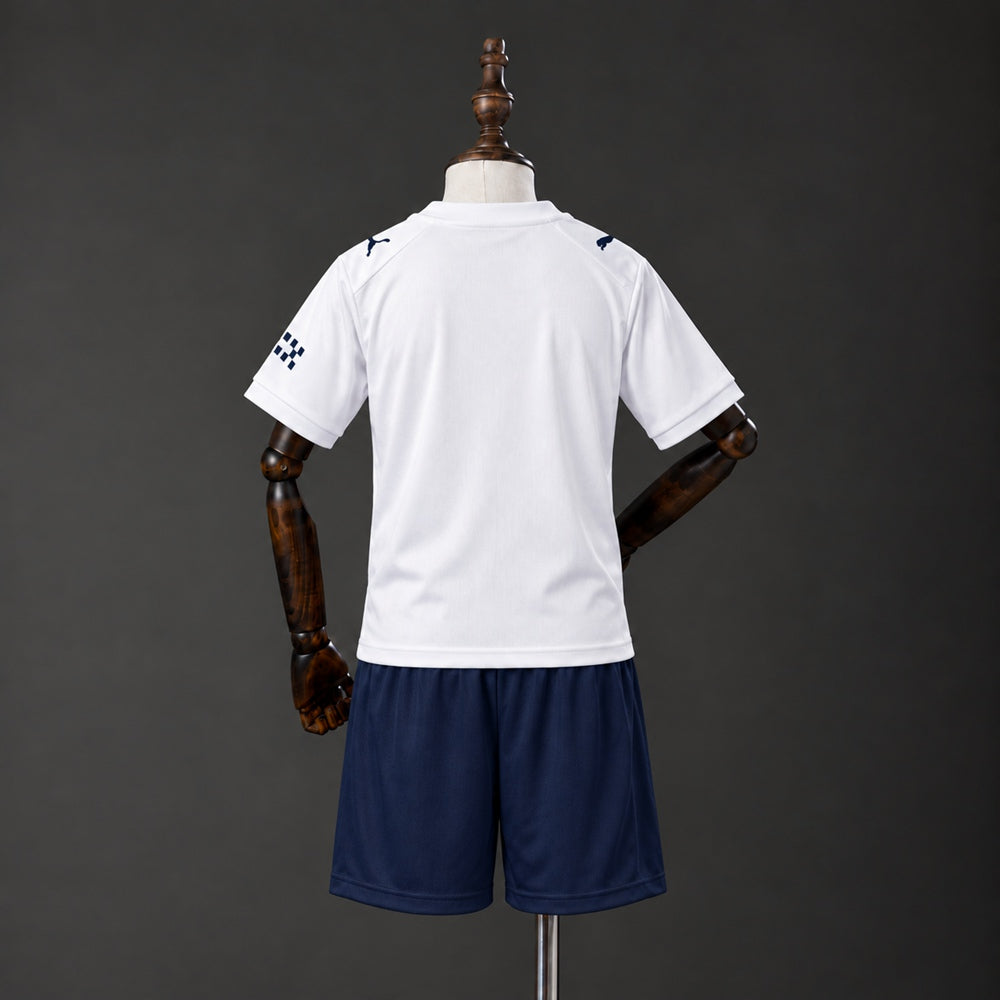 Conjunto Infantil Manchester City III 26/27 Torcedor Puma Masculina - Branca