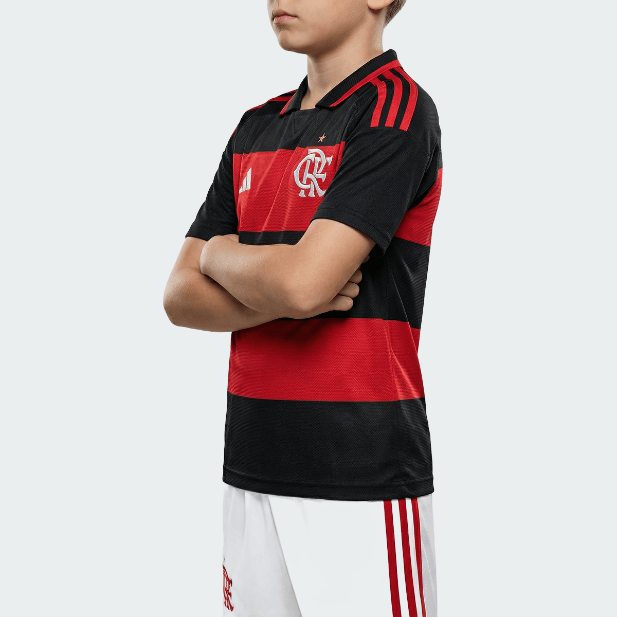 Conjunto Infantil Adidas Flamengo 2026/27 I - imagem 2