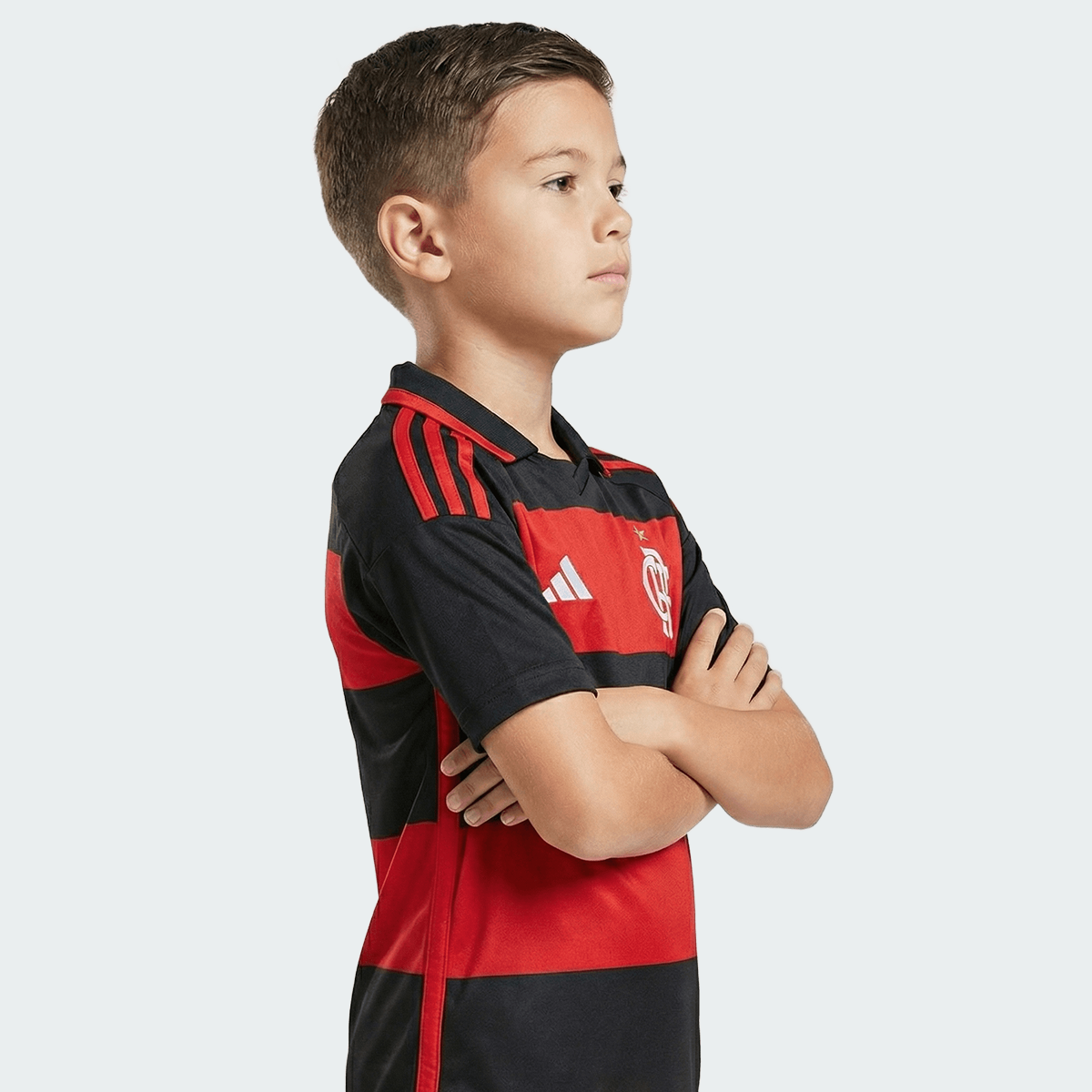 Conjunto Infantil Adidas Flamengo 2026/27 I - imagem 3