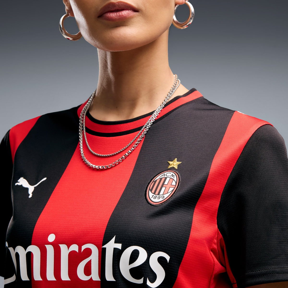 Camisa Feminina Puma AC Milan 2026/27 I - 4