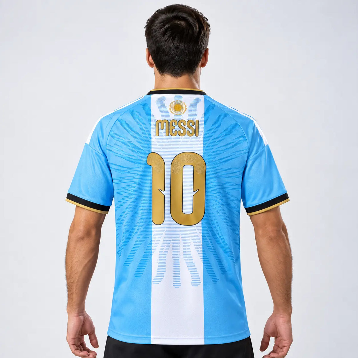 Camisa Argentina Especial Messi 2026 (MESSI 10)Torcedor Masculina - Azul e branca