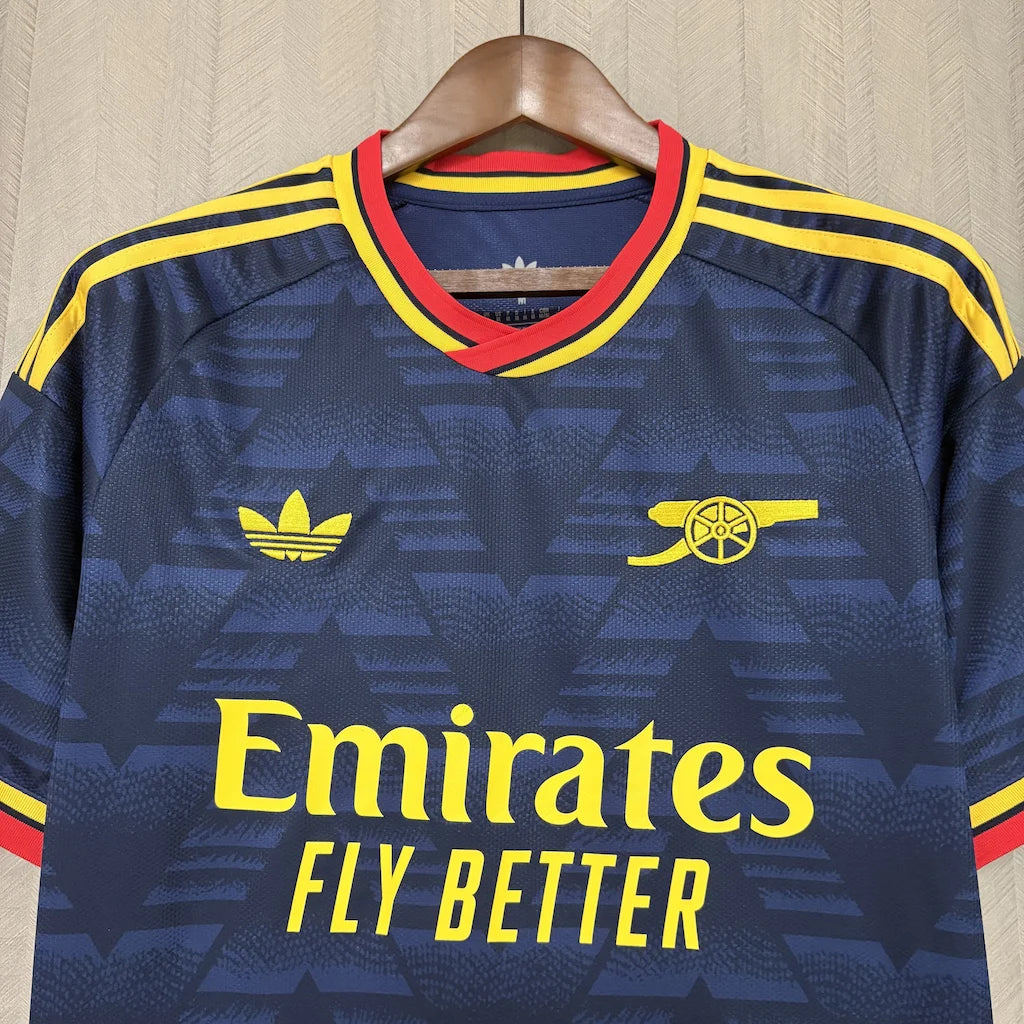 camisa arsenal ii feminina 26/27 azul