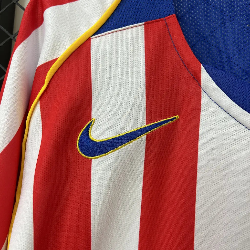 Camisa Atlético Madrid Manga Longa Spider Man Retrô 04/05 I