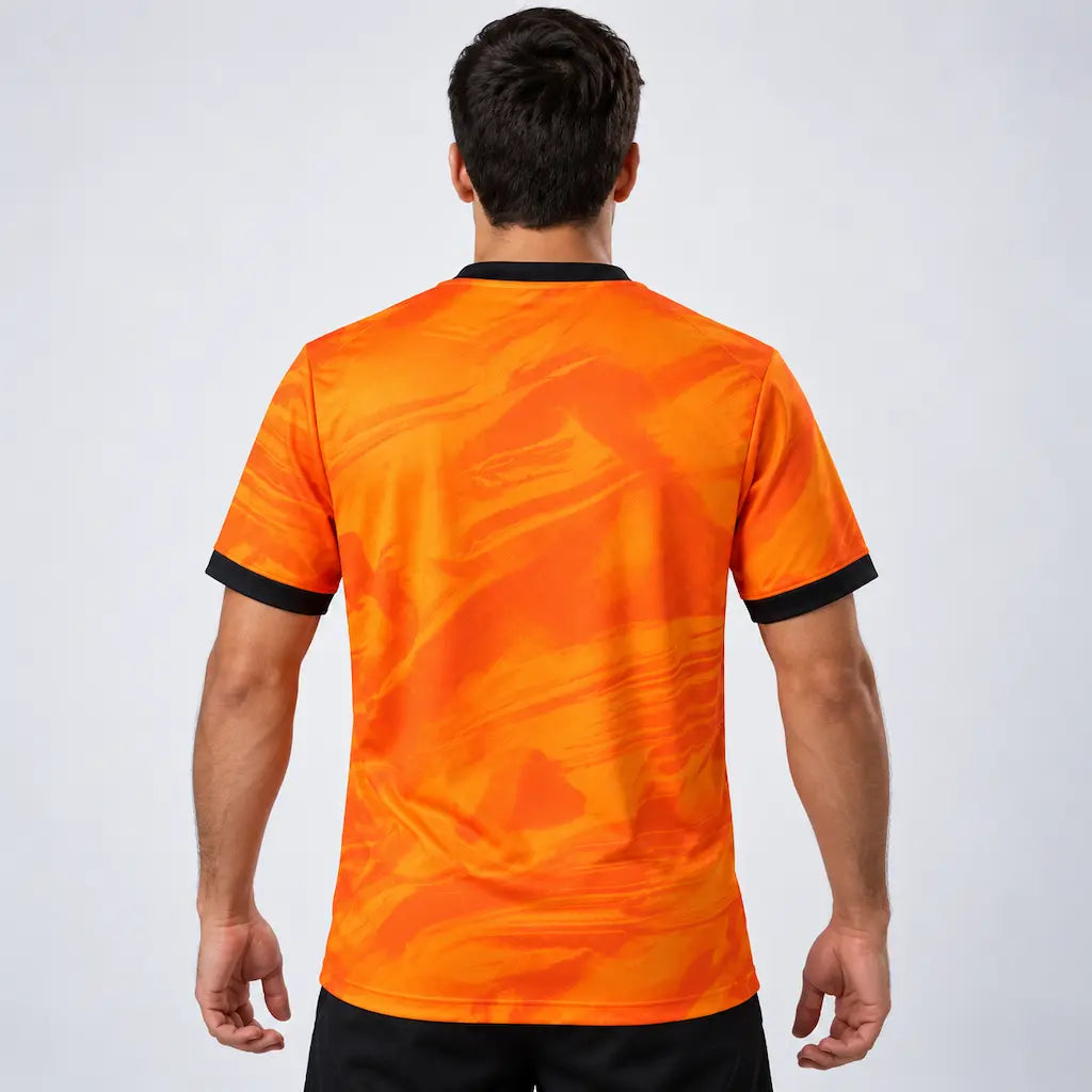 Camisa Atlético Mineiro III 26/27 Torcedor Nike Masculina - Laranja, terceiro uniforme masculino do Galo na versão torcedor, com predominância da cor laranja. costas