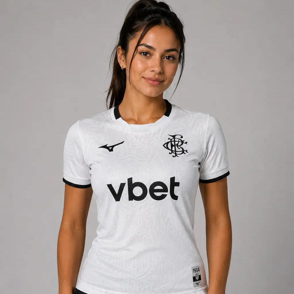 camisa 3 botafogo 26/27 feminina branca vbet