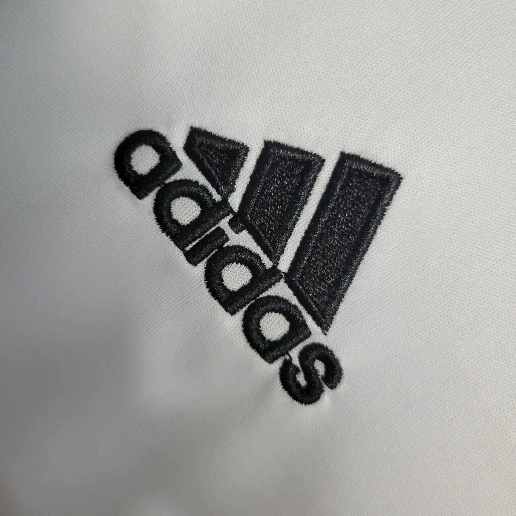 Camisa Retrô Flamengo II 2019/20 Torcedor Adidas masculina branca, uniforme reserva inspirado na histórica temporada de 2019 do Flamengo adidas