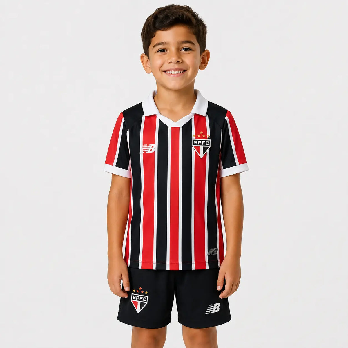Conjunto Infantil São Paulo 2026/27 II frente