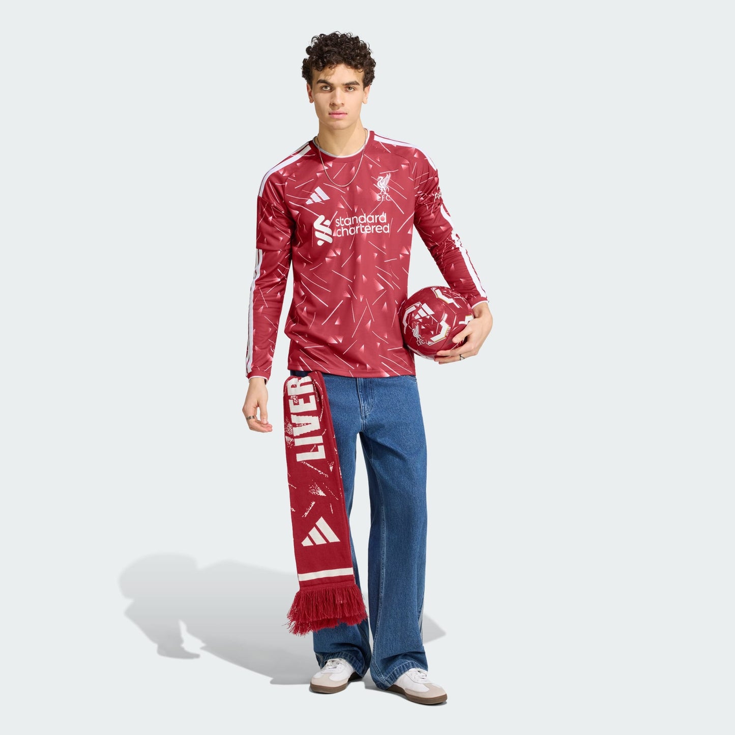 Camisa Manga Longa Adidas Liverpool 2026/27 I - 6