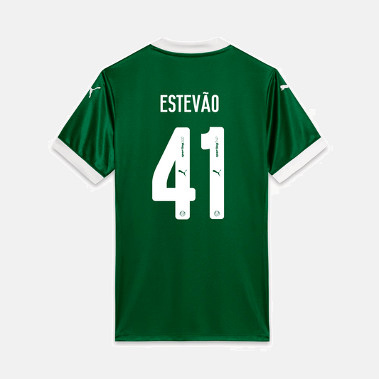 Camisa Puma Palmeiras 2025/26 I - Estevão N° 41