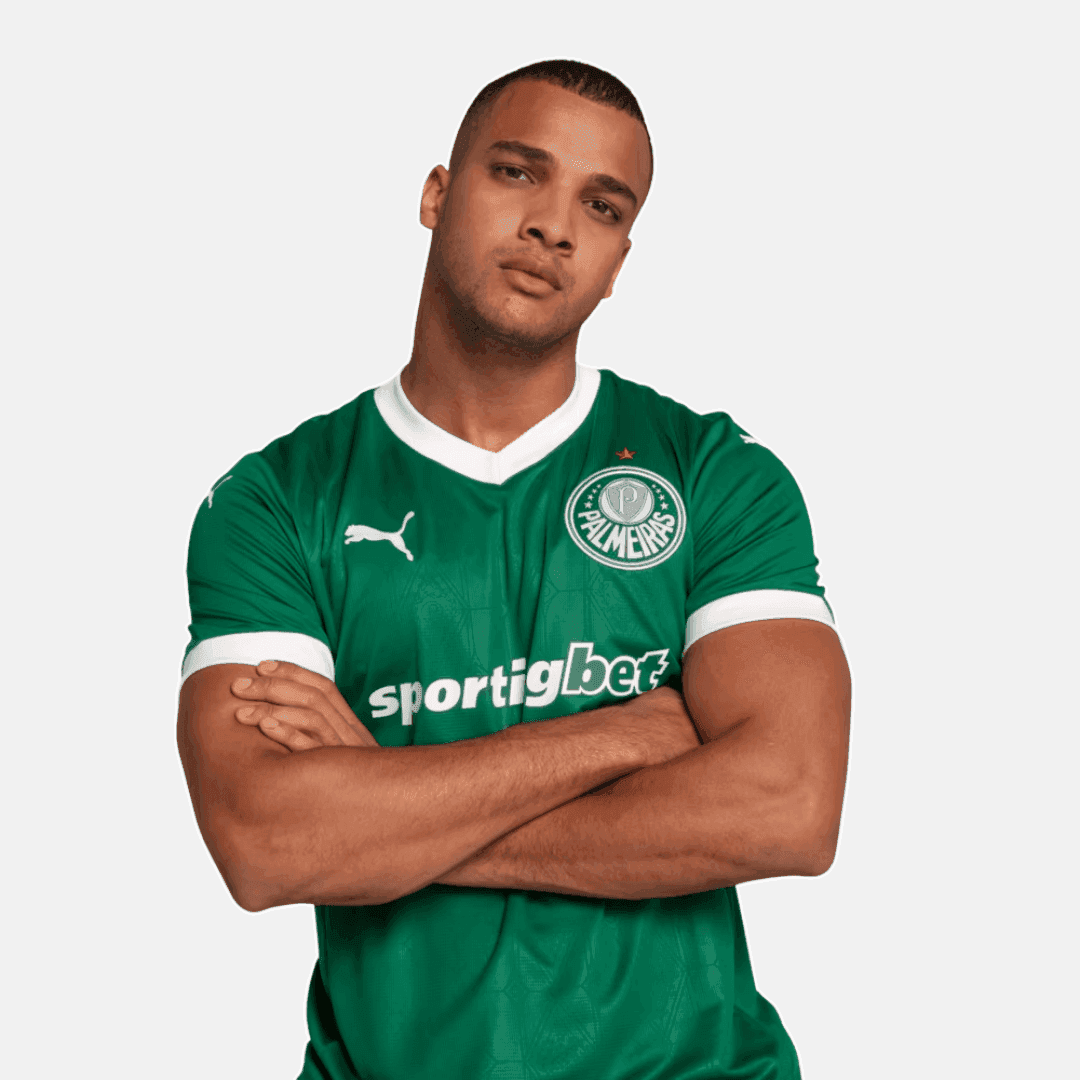 Camisa Puma Palmeiras 2025/26 I - Estevão N° 41 - imagem 4