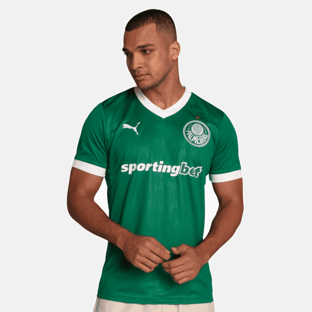 Camisa Puma Palmeiras 2025/26 I - Gómes N° 15 - imagem 7