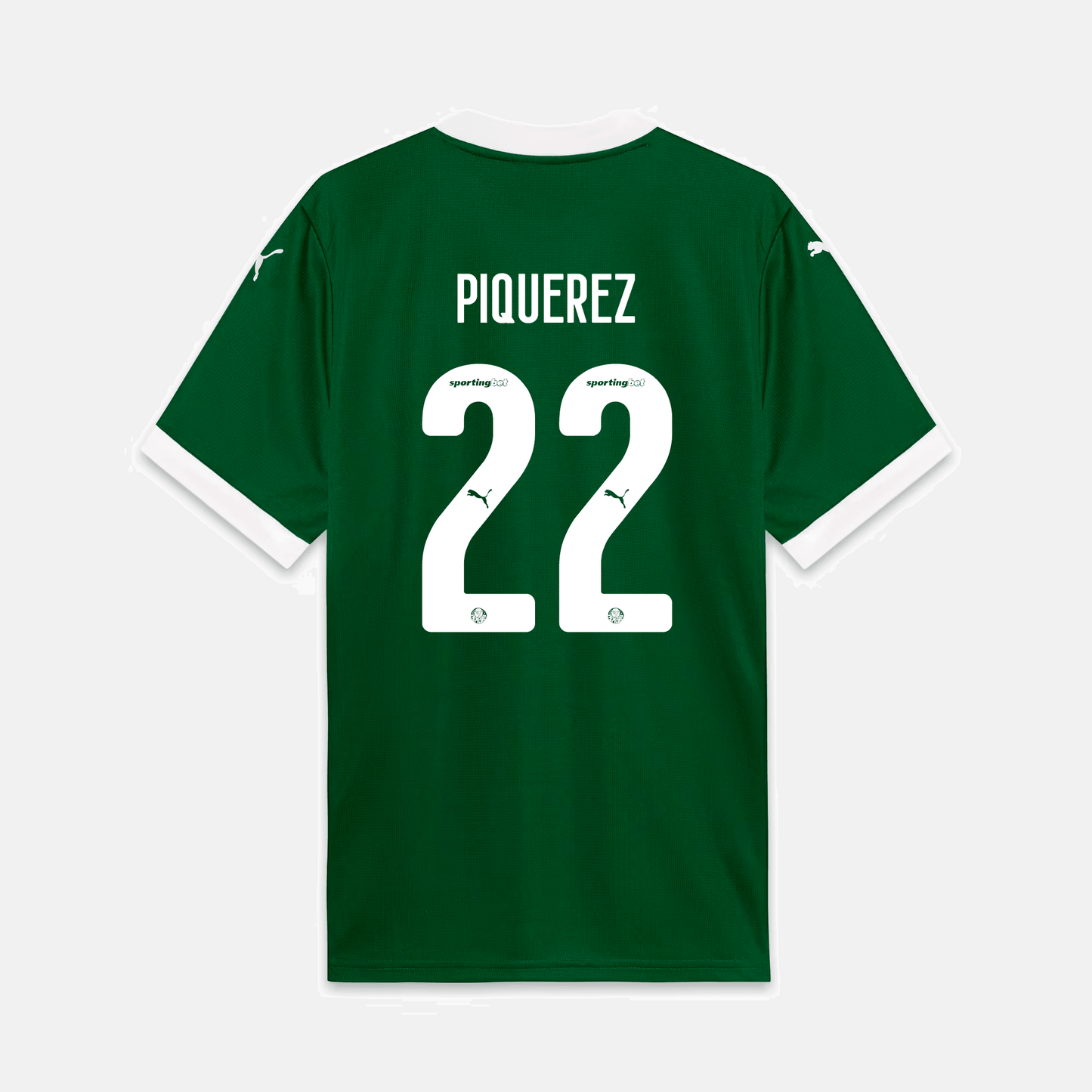 Camisa Puma Palmeiras 2025/26 I - Piquerez N° 22