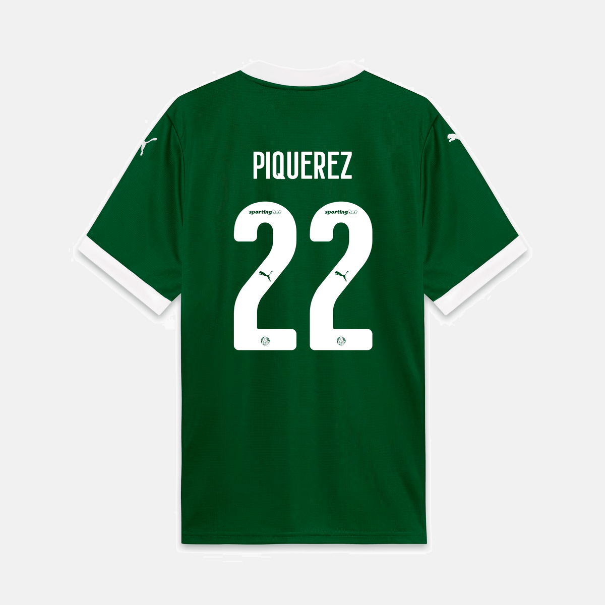 Camisa Puma Palmeiras 2025/26 I - Piquerez N° 22