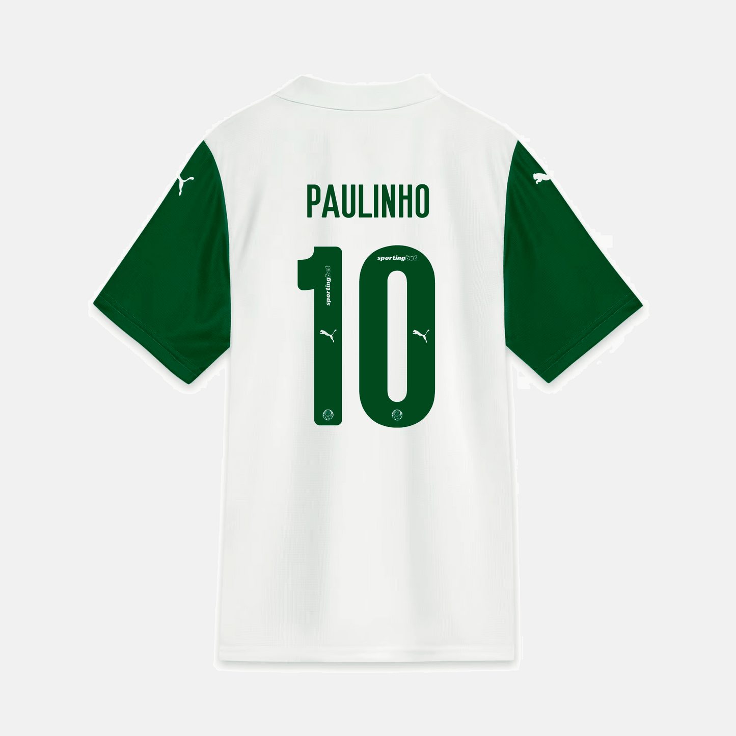 Camisa Puma Palmeiras 2025/26 II - Paulinho N° 10