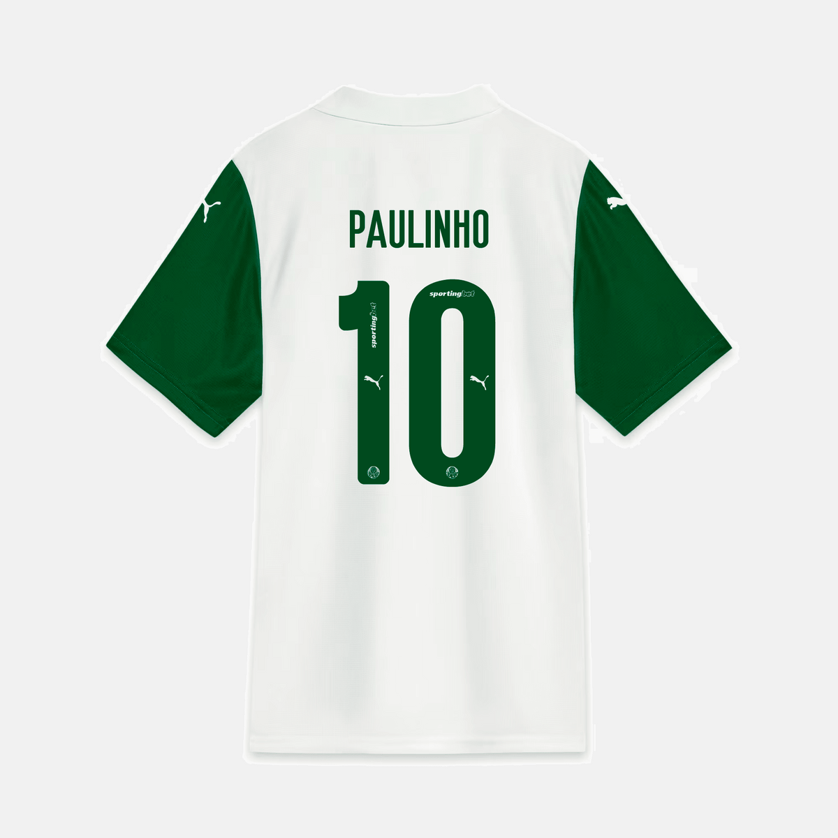 Camisa Puma Palmeiras 2025/26 II - Paulinho N° 10