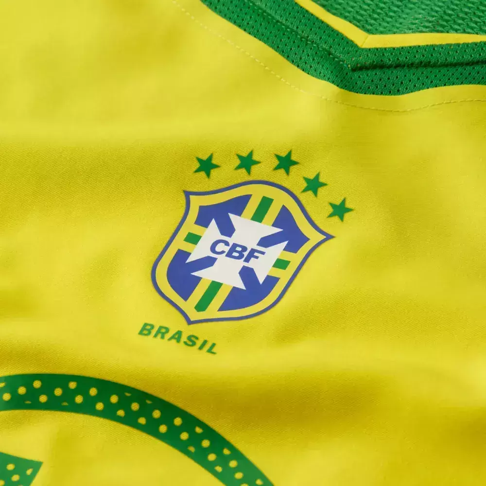 Camisa Seleção Brasileira Retrô 2004/05 Ronaldinho N° 10 Total 90 - imagem 3
