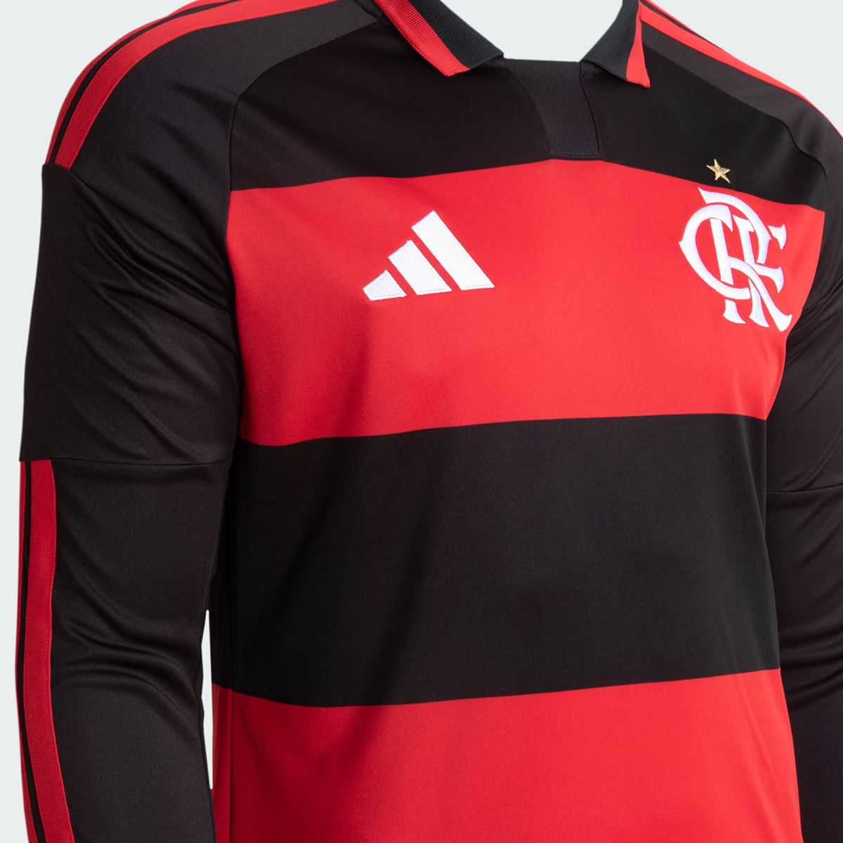 Camisa Manga Longa Adidas Flamengo 2026/27 I - imagem 4