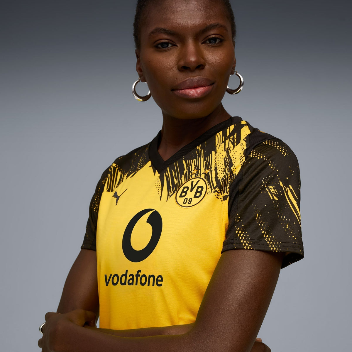 Camisa Feminina Puma Borussia Dortmund 2025/26 I - imagem 2
