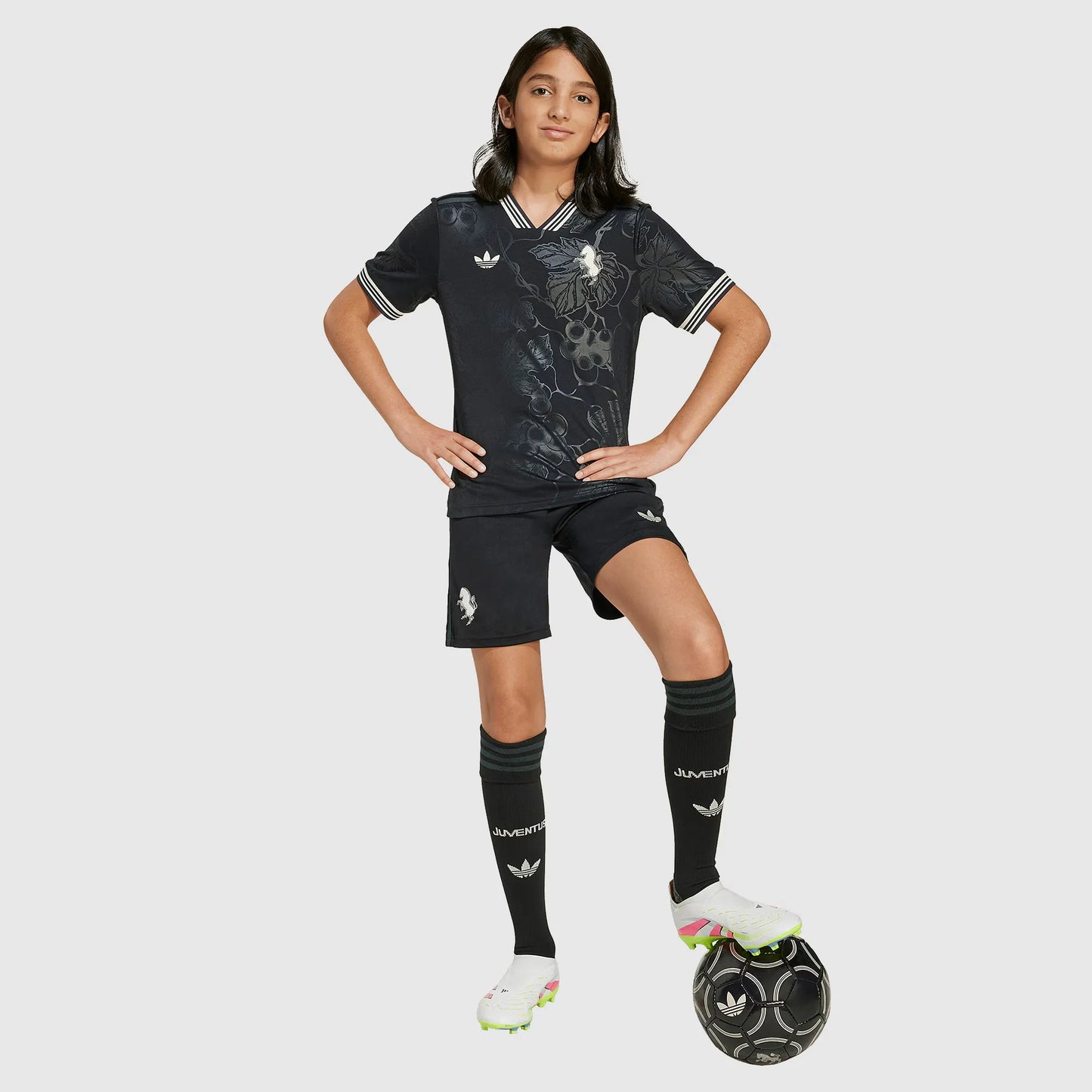 Conjunto Infantil Adidas Juventus 2025/26 III Torcedor - imagem 2
