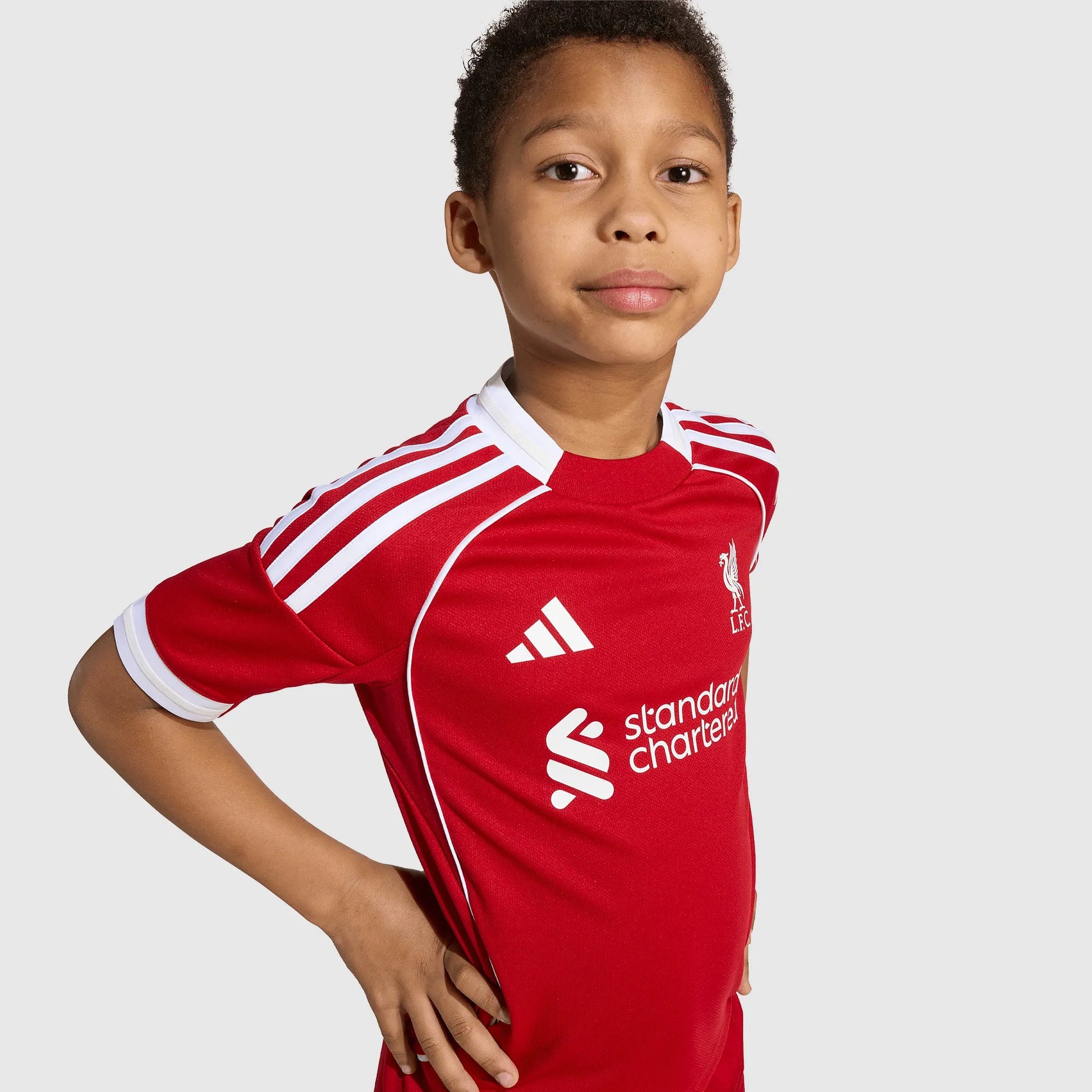 Conjunto Infantil adidas Liverpool 2025/26 I - imagem 4