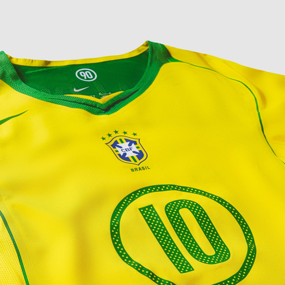 Camisa Nike Brasil Reedição Total 90 Ronaldinho Masculina - imagem 5