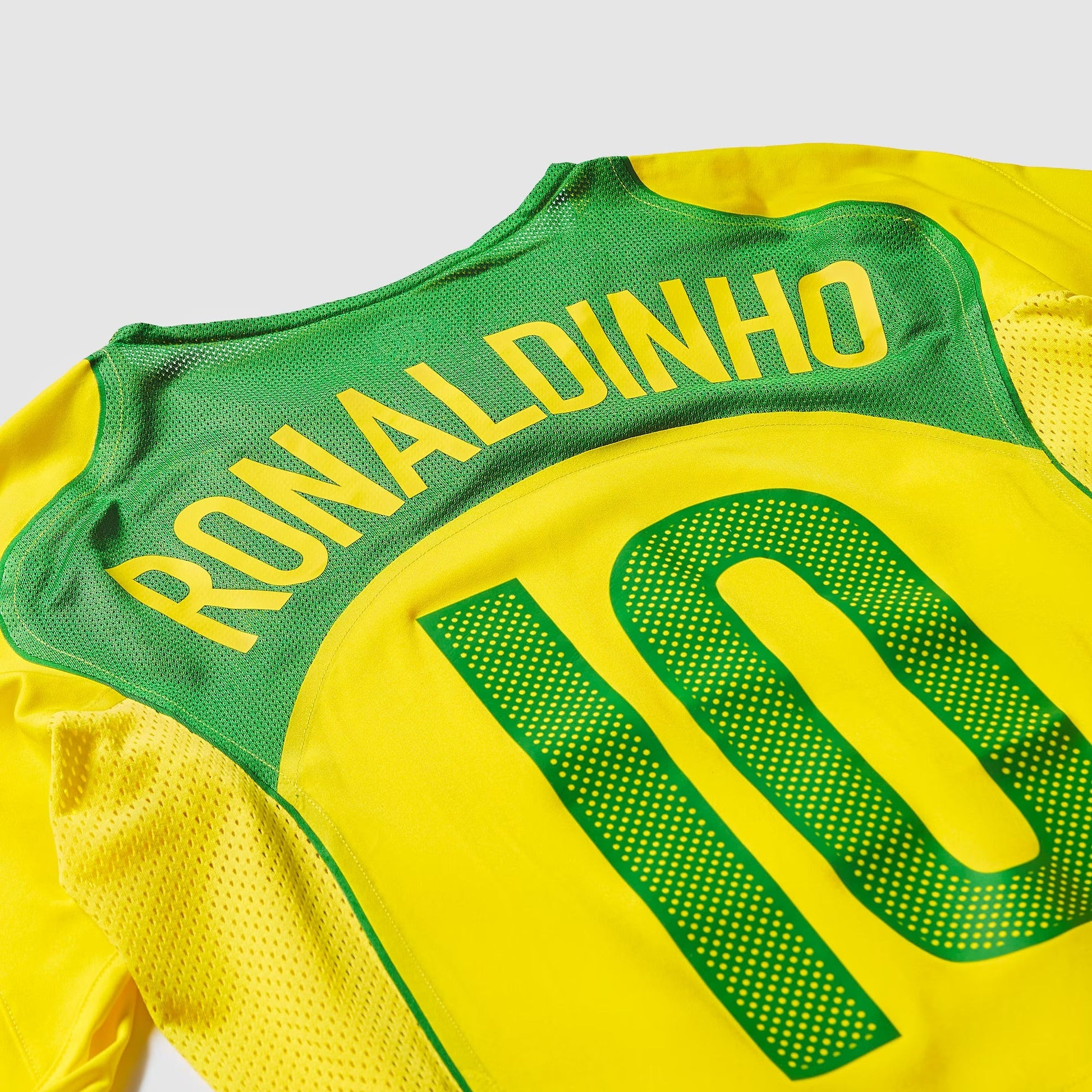 Camisa Nike Brasil Reedição Total 90 Ronaldinho Masculina - imagem 6