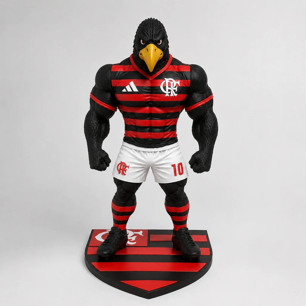 mascote flamengo urubu de frente