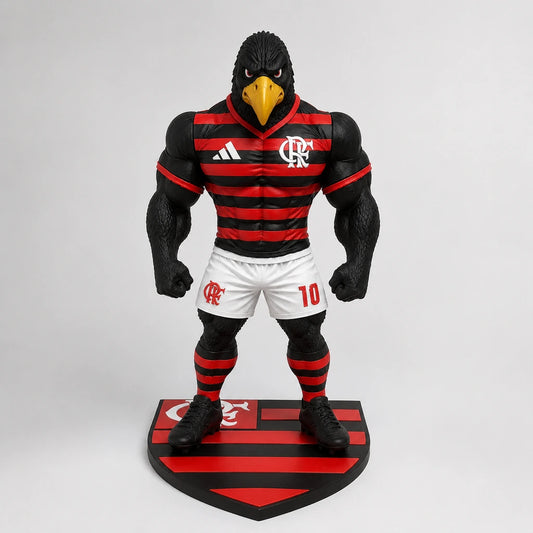 mascote flamengo urubu de frente