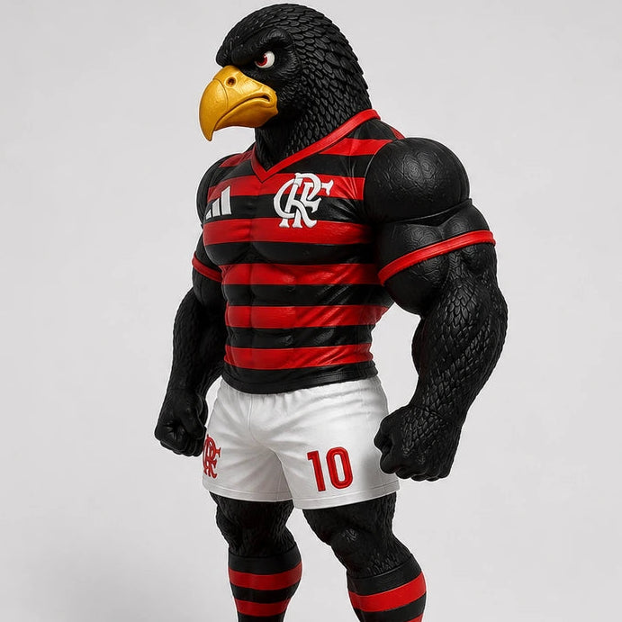 mascote flamengo urubu de lado