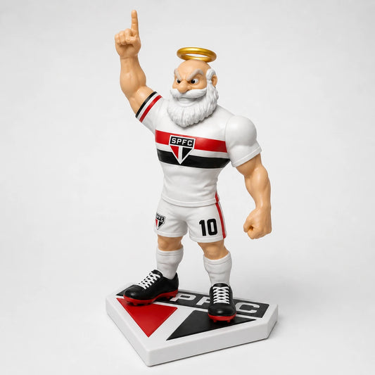 mascote santo paulo sao paulo em 3d de lado