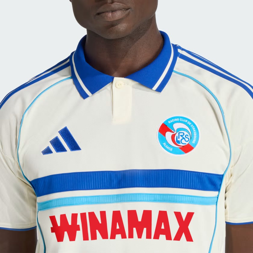 Camisa adidas RC Strasbourg 2025/26 I - imagem 5