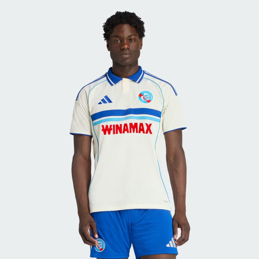 Camisa adidas RC Strasbourg 2025/26 I - imagem 3